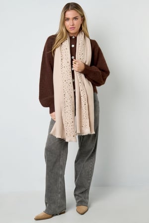 Winter scarf with stones h5 Picture3